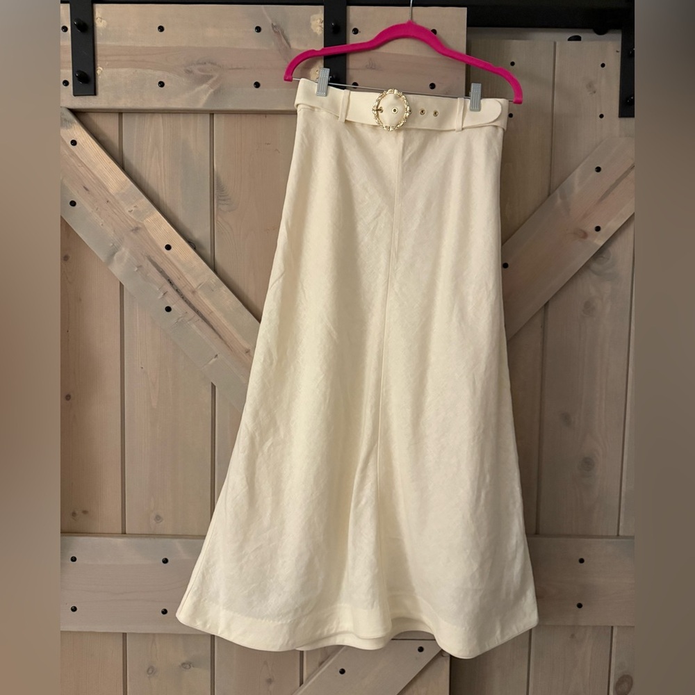 Zimmermann Linen Maxi Skirt